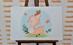 Stampa su tela – Cerbiatto adorabile