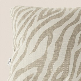Stripe cuscini geometrici in tessuto Idrorepellente disponibile in diversi colori beige