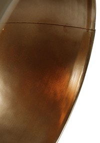 Lampada da terra a treppiede industriale bronzo con legno - Mangoes