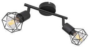 Globo - Faretto LED XARA 2xE14/6W/230V nero