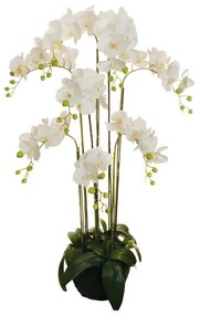 Pianta artificiale senza vaso Orchidea in Real Touch H 125