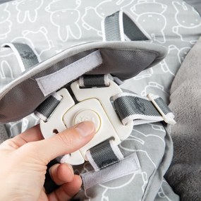 Seggiolone grigio tortora Miffy – Roba