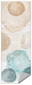 Passatoia color crema/turchese lavabile 80x200 cm Puddle – Mila Home