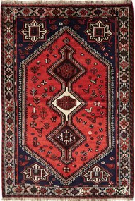 Shiraz Tappeto persiano 230x160 Rosso (Iran) Annodato A Mano