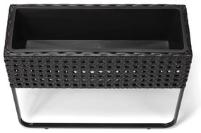 Vaso da giardino nero Magnolia - Bonami Essentials