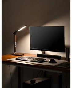 Brilagi - Lampada LED dimmerabile con ricarica wireless REGINA LED/8,5W/230V marrone