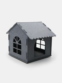 Sinsay - Casetta in feltro per animali - grigio scuro