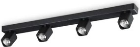 Rudy square applique a parete orientabile 4 luci attacco gu10 lampa...