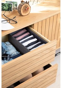 Organizzatore per cassetti grigio con cassetto a scomparti, 16,5 x 11 cm - Bigso Box of Sweden