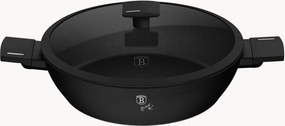 Pentola bassa con rivestimento antiaderente e coperchio Matte Black