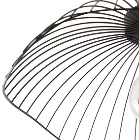 Plafoniera di design nera 50 cm - Pua