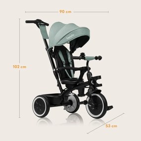 Lionelo - Triciclo per bambini BERRY Verde Bosco