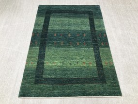 Loribaft Tappeto persiano 180 x 130 Verde (Iran) Annodato A Mano