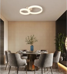 Globo 48046D2 - Plafoniera LED ZARA LED/24W/230V 3000K 33x50 cm