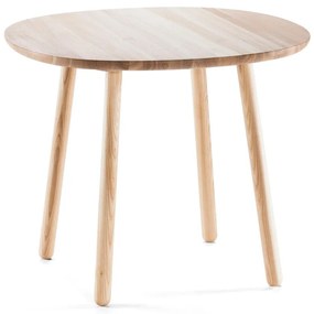Tavolo da pranzo in legno massiccio naturale , ⌀ 90 cm Naïve - EMKO