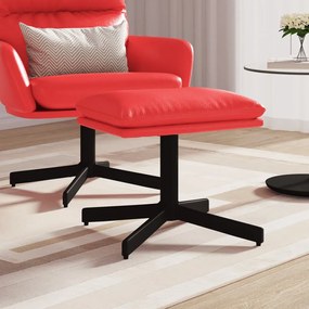 Poggiapiedi Rosso 60x60x36 Cm İn Similpelle /