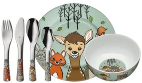 WMF - Set di stoviglie e posate per bambini FOREST FRIENDS 6pz