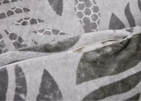 Biancheria da letto grigia in micropile per letto singolo 140x200 cm Judith – My House