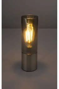 GLOBO 21000N - Lampada da tavolo ANNIKA 1xE27/25W/230V diametro 9 cm cromo