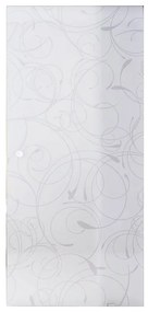 Anta per porta scorrevole Secret Rose in cristallo L 73 x H 212 cm reversibile