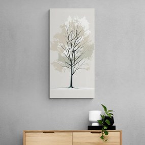 Stampa su tela – Albero in stile minimalista
