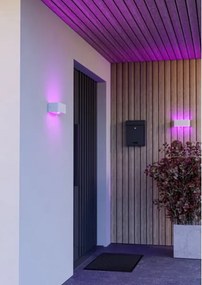 Eglo 901955 - Lampada da parete per esterni dimmerabile LED RGBW SANIA-Z LED/10W/230V IP55 bianca