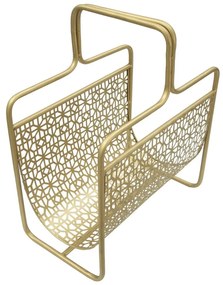 Portariviste in metallo color oro Trivola Glam - Mauro Ferretti