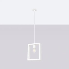 Sollux SL.1312 - Lampadario a sospensione con filo ARIES 1xE27/15W/230V faggio/bianco