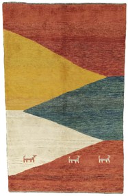Gabbeh Tappeto persiano 160x240 (Iran) Annodato A Mano