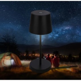 Briloner 7423015 - Lampada da tavolo LED dimmerabile LED/2,6W/5V IP44 nero