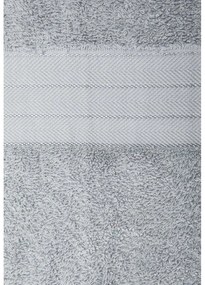 Set di 4 asciugamani in spugna di cotone grigio chiaro 50x100 cm - Good Morning