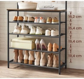 Appendiabiti a piantana NAVOR marrone/nero