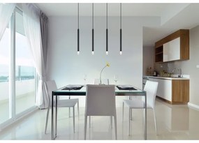 Globo 15629-4 - Lampadario a sospensione con filo BLAKE 4xG9/4W/230V nero