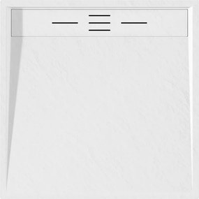 Mexen Amon piatto doccia quadrato SMC 90 x 90 cm, bianco - 4F109090