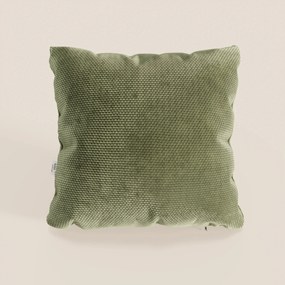 Aston cuscino disponibile in diversi colori realizzato in morbida ciniglia impermeabile dalla trama materica T26.