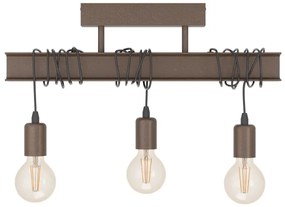 Eglo 43522 - Lampadario a parete TOWNSHEND 3xE27/60W/230V