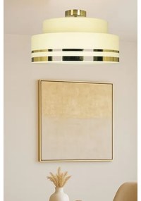 Plafoniera TAMI 1xE27/60W/230V beige/oro