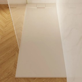 Piatto doccia SENSEA in composito minerale di resina gelificata Neo beige L 80 x L 180 x H 3.2 cm opaco