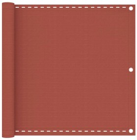 Paravento Da Balcone Terracotta 90x600 Cm İn Hdpe /