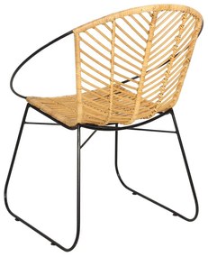 Sedia da giardino in rattan Carla - Bonami Selection