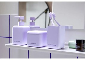 Portaspazzolino in poliresina viola Tom Tailor T-Rounded – Wenko