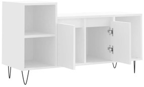 Mobile Porta TV Bianco 100x35x55 cm in Legno Multistrato