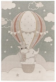 Tappeto per bambini verde/beige 120x170 cm Clown – Universal