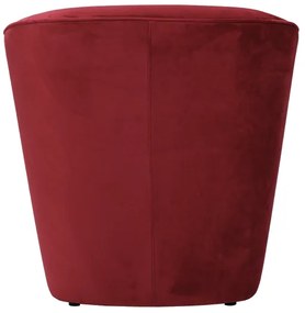 Poltrona in velluto Bordeaux per camera da letto ufficio