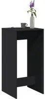 Tavolo da Bar Nero 51x50x103,5 cm in Legno Multistrato 854419