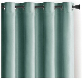 Tenda parzialmente oscurante verde chiaro in velluto 140x270 cm Eyelets – Restilo