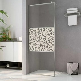Parete Per Doccia Walk-in İn Vetro Esg Design Pietra 100x195 Cm /