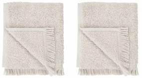 Set di 2 asciugamani in cotone crema 30x50 cm Frino - Blomus