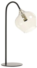 Lampada da tavolo nera (altezza 50,5 cm) Rakel - Light &amp; Living