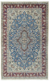 Nain Tappeto persiano 120x200 Blu (Iran) Annodato A Mano